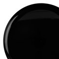 Smarty Had A Party 85 Black Flat Round Disposable Plastic AppetizerSalad Plates 120 Plates, 120PK 838-B-CASE